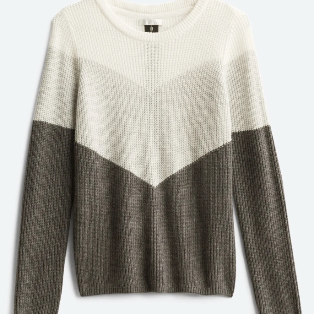 Design History Zip Up Back Sweater